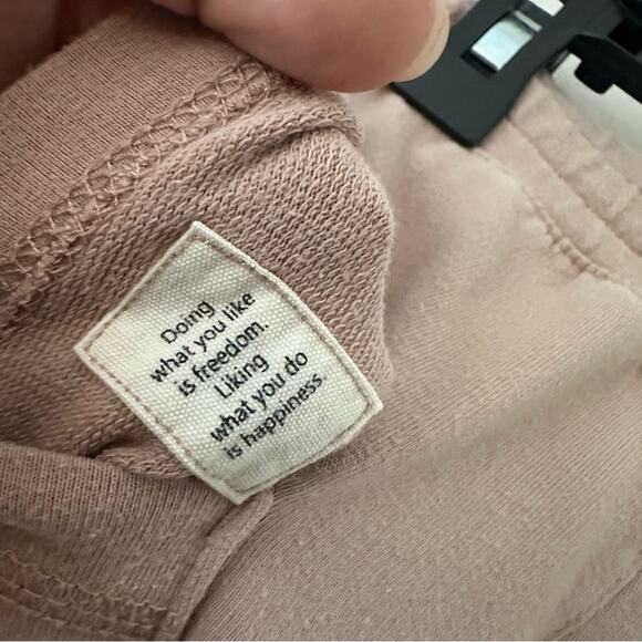 Vuori Laguna Organic Cotton Stretch Lounge Jogger Pants Dusty Pink Medium - Picture 5 of 5